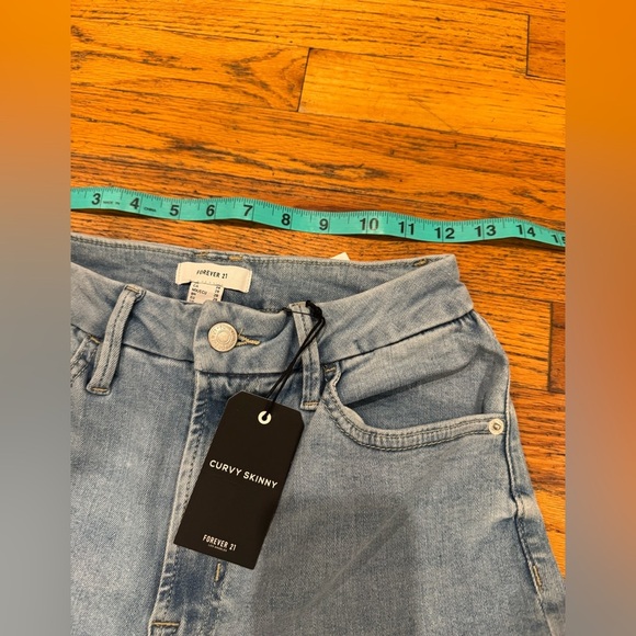 Forever 21 Blue “curvy skinny” Jeans: sculpts and slims💙 see pic for details 💙 - Picture 5 of 13